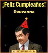 GIF Feliz Cumpleaños Meme Geovanna